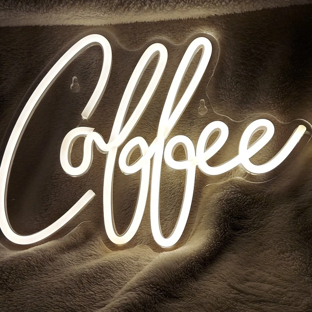 White Coffee Neon Light - Picture 1 of 3